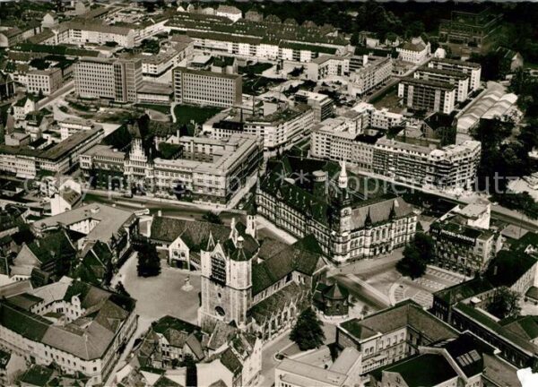 Braunschweig Fliegeraufnahme Stadtmitte