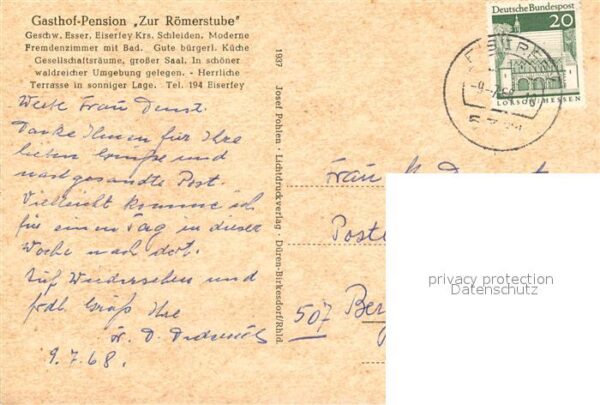 Eiserfey Gasthof Zur Roemerstube – Bild 2