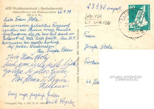 Waldkatzenbach Fliegeraufnahme – Bild 2