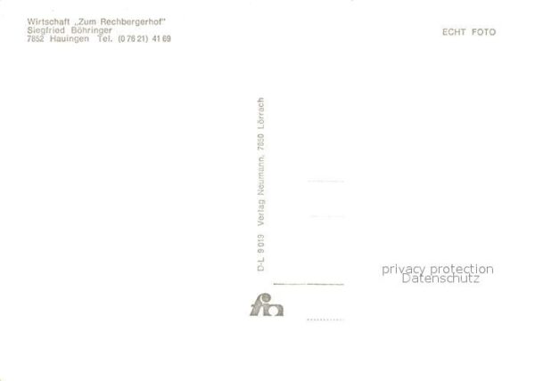 Hauingen Wirtschaft Zum Rechbergerhof – Bild 2