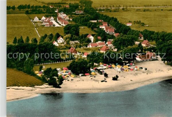 Oberhammelwarden Fliegeraufnahme Strandhotel Bahnhofsgaststaette