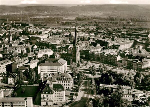 Karlsruhe Baden Fliegeraufnahme