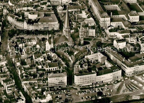 Bonn Rhein Fliegeraufnahme Innenstadt