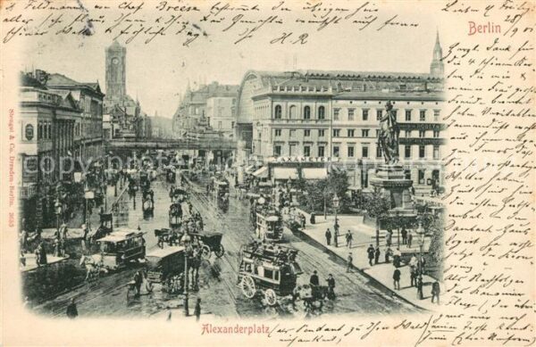 Berlin Alexanderplatz Pferdkutschen