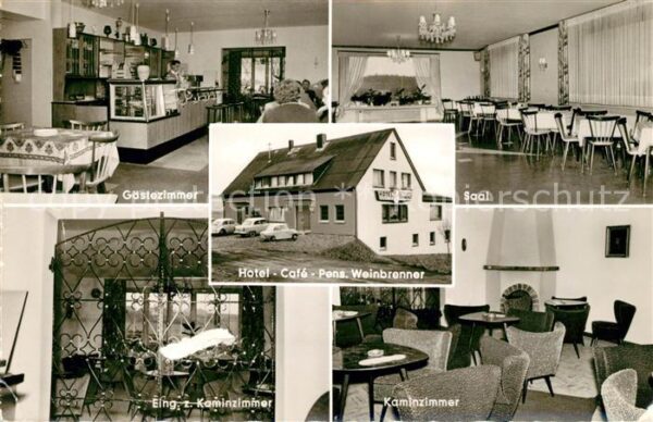 Langenbach Kirburg Hotel Cafe Pension Zum Wiesengrund