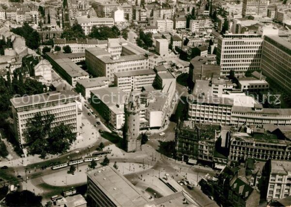 Frankfurt Main Fliegeraufnahme Eschenheimer Tor