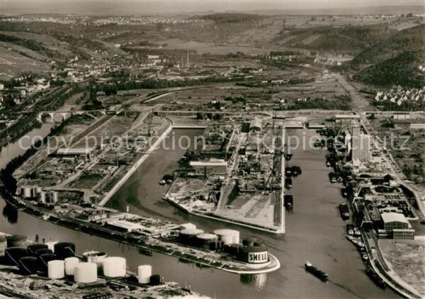 Stuttgart Fliegeraufnahme Neckarhafen