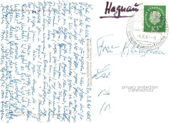 Hagnau Bodensee Fliegeraufnahme Seepartie – Bild 2