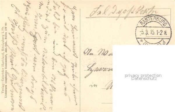 Gerdauen Ostpreussen Zerstoerte Stadt – Bild 2