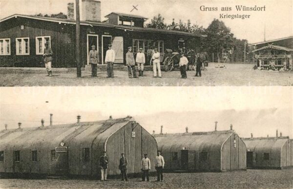 Wuensdorf Kriegslager Soldaten