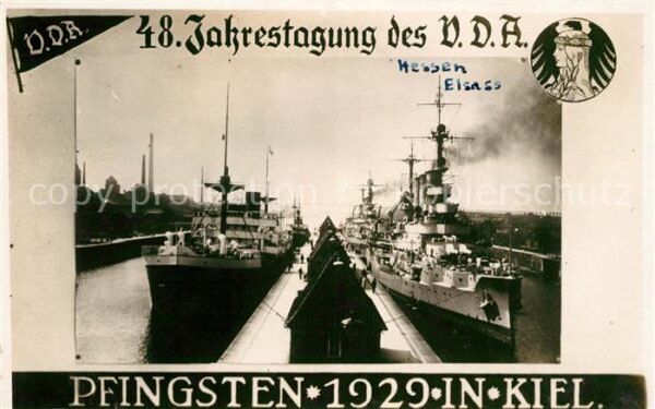 Kiel Hafen Pfingsten 48. Jahrestag ders V.D.A