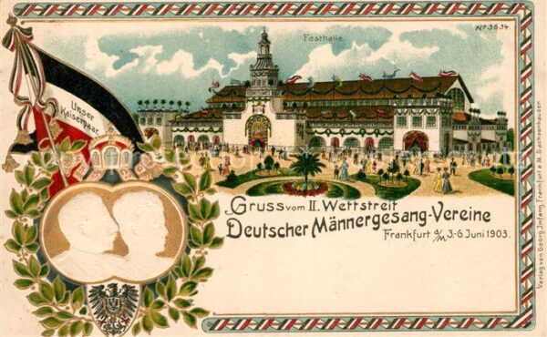 Frankfurt Main Deutscher Maennergesangs-Vereine
