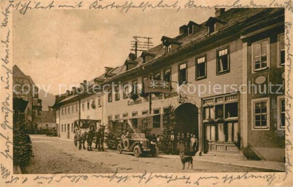 Leutenberg Thueringen Gasthaus zum weissen Lamm