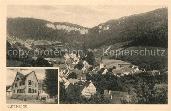 Gutenberg Lenningen Gasthaus zum Hirsch