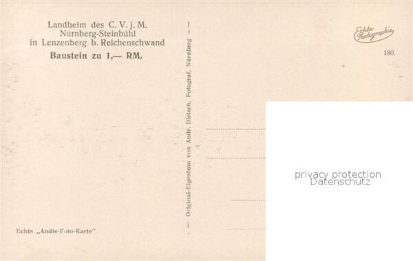 Lenzenberg Landheim des C.V.j.M. Nuernberg Steinbuehl – Bild 2