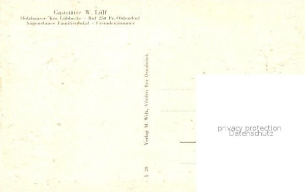 Holzhausen Luebbecke Restaurant W. Lulf – Bild 2