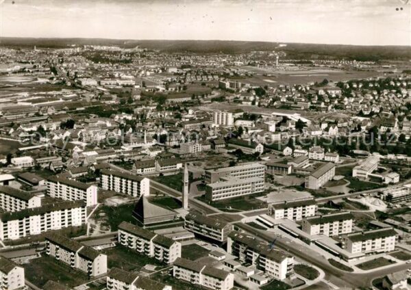 Boeblingen Fliegeraufnahme Siedlung Leere Wasen