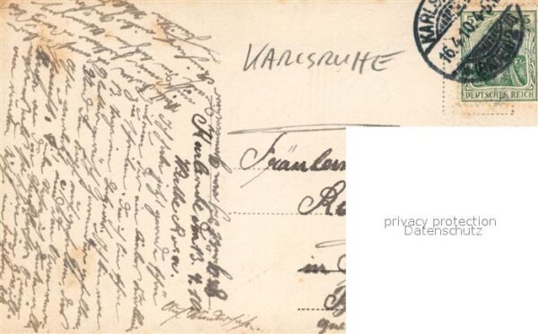 Militaria Deutschland WK1 Schlossplatz Karlsruhe Trommel – Bild 2
