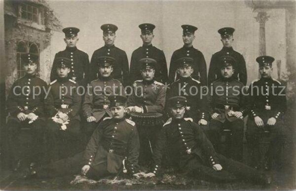 Militaria Deutschland WK1 Gruppenfoto Magdeburg