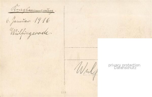 Militaria Deutschland WK1 Wuelfingerode Sollstedt Uniformen – Bild 2