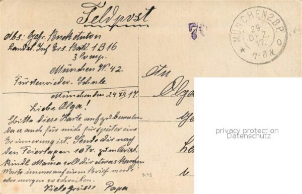 001 Regiment Bayern 001 Infanterie Muenchen Landsturm Ersatz Bataillon 1B16 – Bild 2