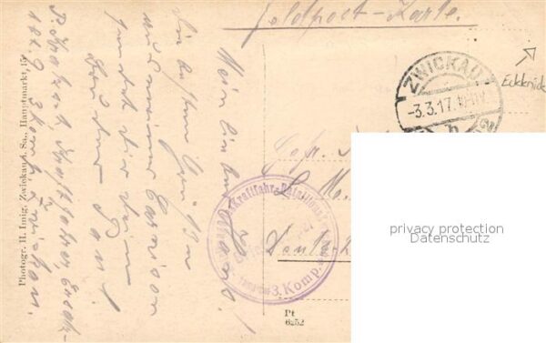 Militaria Deutschland WK1 Zwickau Kaserne Gruppenfoto – Bild 2