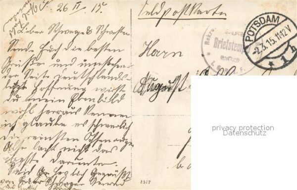 Militaria Deutschland WK1 Potsdam Kaserne – Bild 2