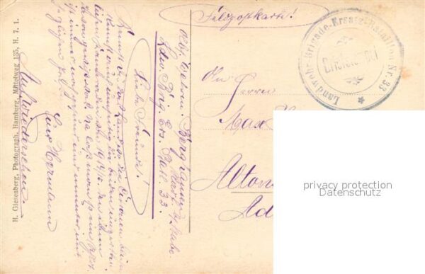 Militaria Deutschland WK1 Landwehr Landsturm Uniform Ersatz Bataillon Nr. 33 Fah – Bild 2
