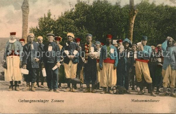 Militaria Deutschland WK1 Kriegsgefangenenlager Afrikaner Zossen