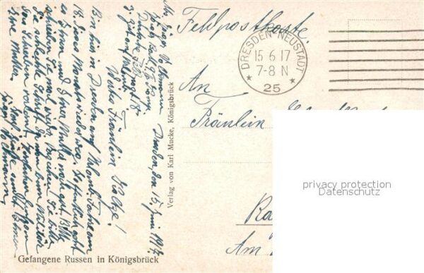 Militaria Deutschland WK1 Koenigsbrueck Kriegsgefangenenlager Russen – Bild 2