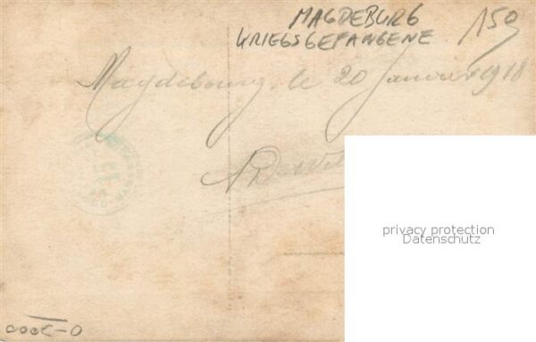 Militaria Deutschland WK1 Kriegsgefangenenlager Magdeburg Foto Franzosen – Bild 2