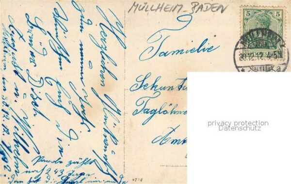 Militaria Deutschland WK1 Muellheim Baden Foto Musik – Bild 2