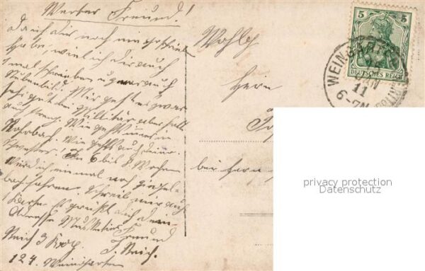 Militaria Deutschland WK1 Weingarten Wuertt. Foto – Bild 2