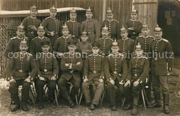 Militaria Deutschland WK1 Zossen Gruppenfoto RIR 204