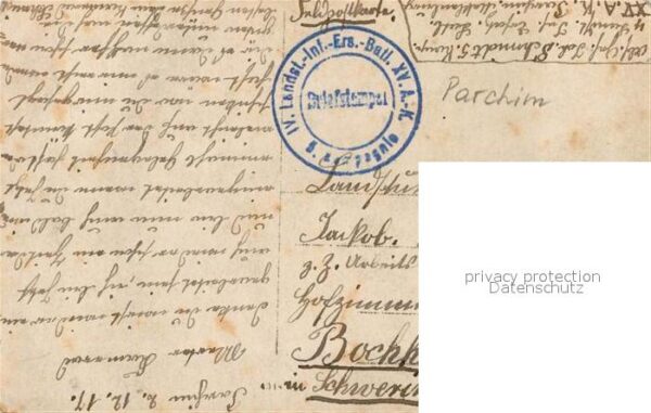 Militaria Deutschland WK1 Landsturm Parchim Foto – Bild 2