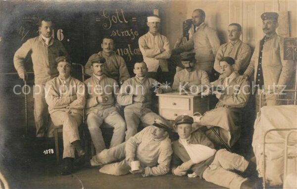 Militaria Deutschland WK1 Lazarett Kassel Foto