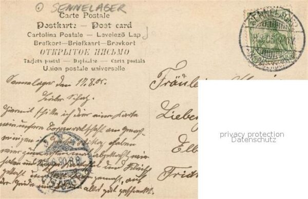 Militaria Deutschland WK1 Sennelager Gruppenfoto Gewehre – Bild 2