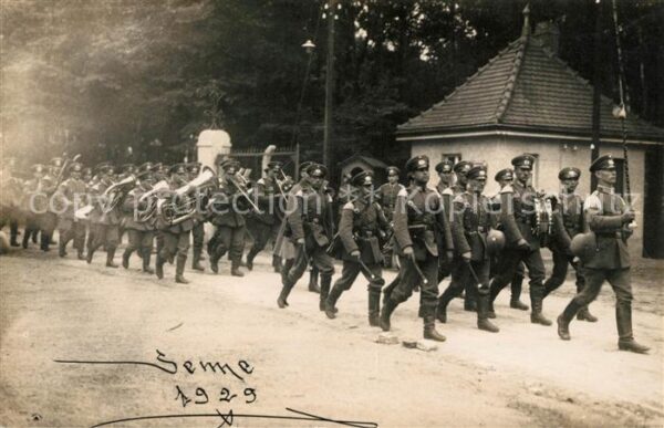 Militaria Deutschland WK1 Sennenlager Marsch Musik Foto