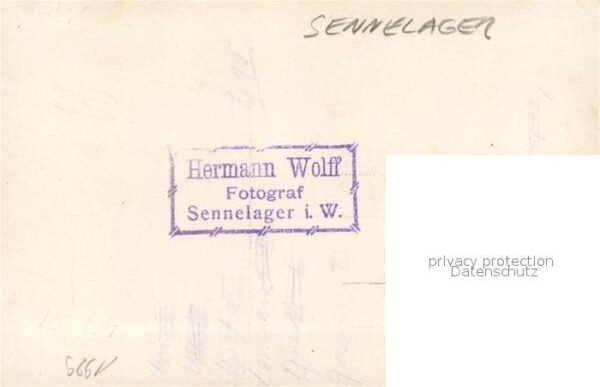 Militaria Deutschland WK1 Sennenlager Marsch Musik Foto – Bild 2