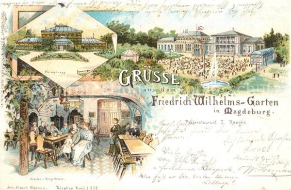 Magdeburg Friedrich Wilhelms Garten Palmenhaus