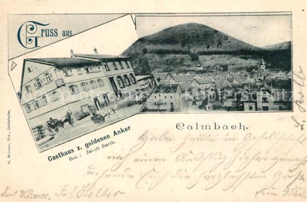 Calmbach Enz Gasthaus Zum goldenen Anker