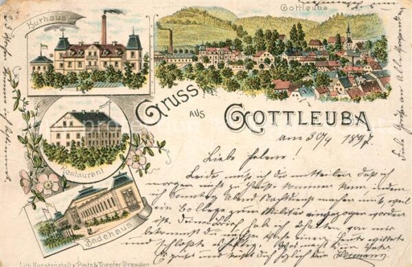 Gottleuba-Berggiesshuebel Bad Kurhaus Badehaus Restaurant