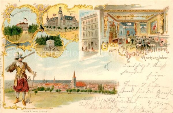 Aschersleben Cafe Hohenzollern Rathaus