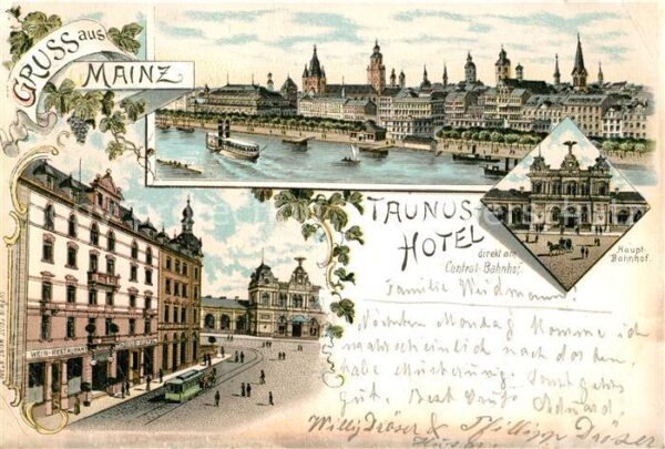 Mainz Rhein Hauptbahnhof Hotel Taunus