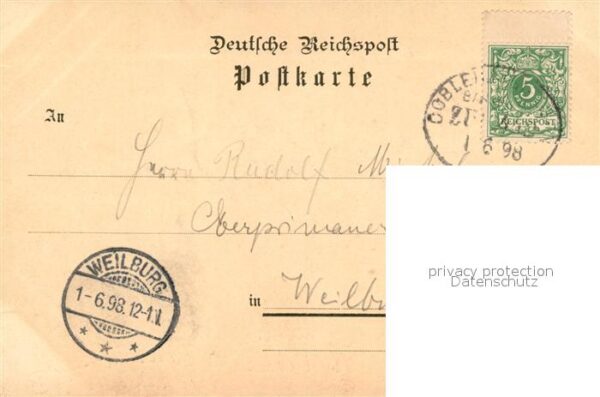 Wallendorf Eifel Kuenstlerkarte Weckerling – Bild 2