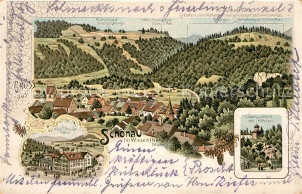 Schoenau Schwarzwald Panorama