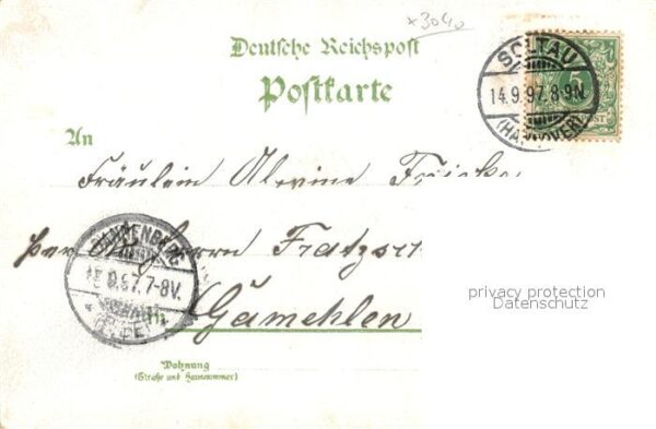 Soltau Bahnhof Postamt Gasthaus Stadt Hamburg – Bild 2