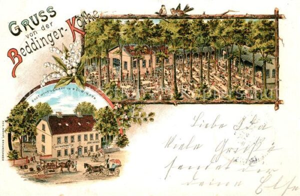 Beddingen Gastwirtschaft Biergarten