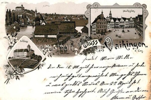 Vaihingen Enz Schloss Marktplatz