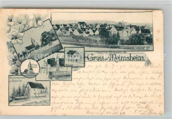 Meimsheim Restaurantion Rosenhoehe Bahnhof